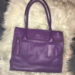 Kate Spade Purple Purse with Tassel